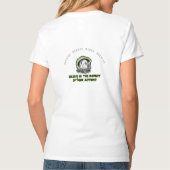 Rethink Reduce Reuse Recycle Save Earth T-shirt (Achterkant)