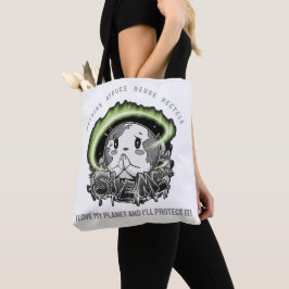 Rethink Reduce Reuse Recycle Save Earth Tote Bag