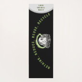 Rethink Reduce Reuse Recycle Save Earth Yogamat (Achterkant)