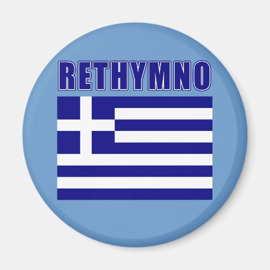 RETHYMNO Griekenland Tshirts, geschenken Magneet (Voorkant)
