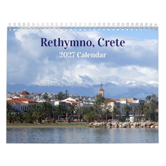 Rethymno Kreta Griekenland 2027 Agenda Kalender (Hoes)