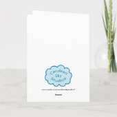 Reticulated Giraffes Birthday Card Kaart (Achterkant)