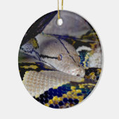 Reticulatie Python Snake Keramisch Ornament (Links)