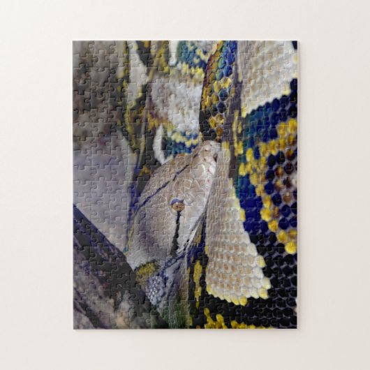 Reticulatie Python Snake Legpuzzel (Verticaal)