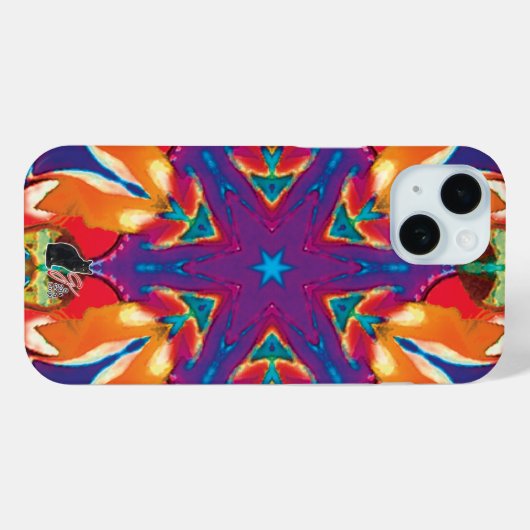 Reticule Kaleidoscoop Case-Mate iPhone Case (Achterkant (horizontaal))