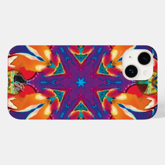 Reticule Kaleidoscoop Case-Mate iPhone Case (Achterkant (horizontaal))