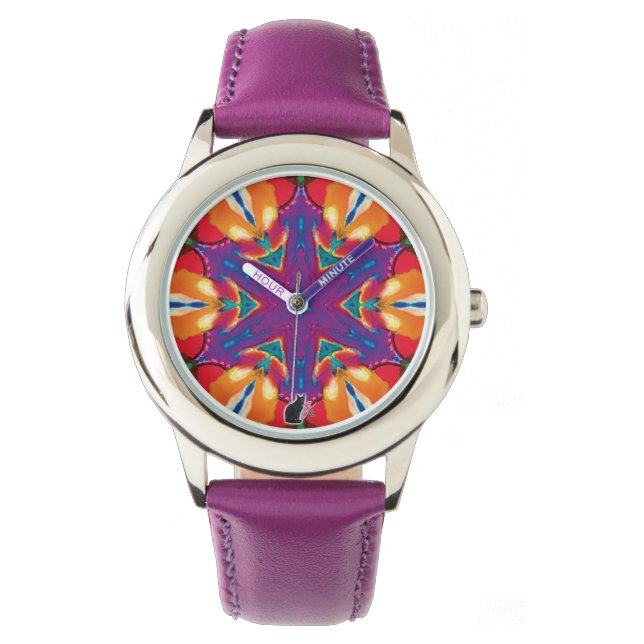 Reticule Kaleidoscope Horloge (Voorkant)