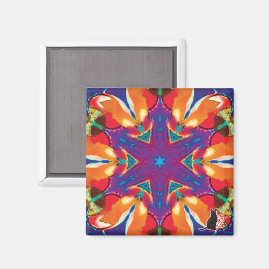 Reticule Kaleidoscope Magnet (Voorkant / Achterkant)