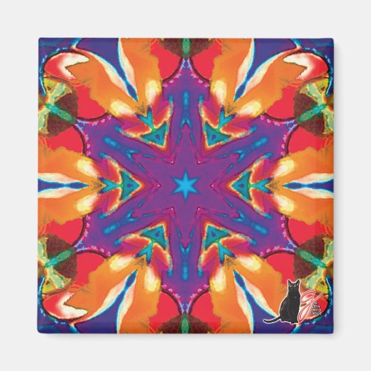 Reticule Kaleidoscope Magnet (Voorkant)