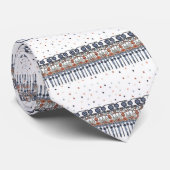 Retinale circuits - Kleur op wit Stropdas (Opgerold)