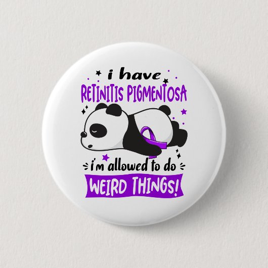 Retinitis Pigmentosa Awareness Month Ribbon Gifts Ronde Button 5,7 Cm (Voorkant)