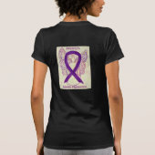 Retinitis Pigmentosa Awareness Ribbon Angel Shirte T-shirt (Achterkant)