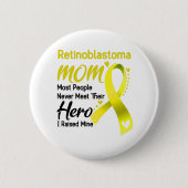 Retinoblastoma Awareness Month Ribbon Gifts Ronde Button 5,7 Cm (Voorkant)