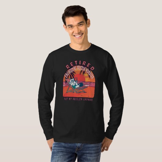 Retir van de Manager van het Programma van de Tec T-shirt (Voorkant volledig)