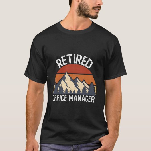 Retire For 2023 Retired Office Ager T-shirt (Voorkant)