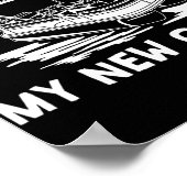 Retired 2022 - My New Office, Funny Ntoon Boating  Poster (Hoek)