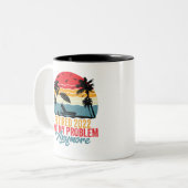 Retired 2022 Not My Problem Anymore Tweekleurige Koffiemok (Voorkant links)