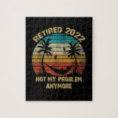 Retired 2022 Not My Problem Retivation On Beach Legpuzzel (Verticaal)