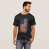 Retired 2025 Not My Problem Anymore American Flag T-shirt (Voorkant volledig)