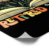 Retired 2026 A New Chapter Begins Retirement Teach Poster (Hoek)