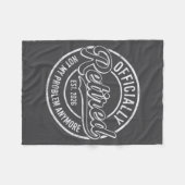 Retired 2026 Funny Retirement For Men Women Humor  Fleece Deken (Voorkant (Horizontaal))