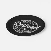 Retired 2026 Not My Problem Anymore Retirement Papieren Bordje (Gekanteld)