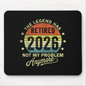 Retired 2026 Retirement 2026  Muismat (Voorkant)