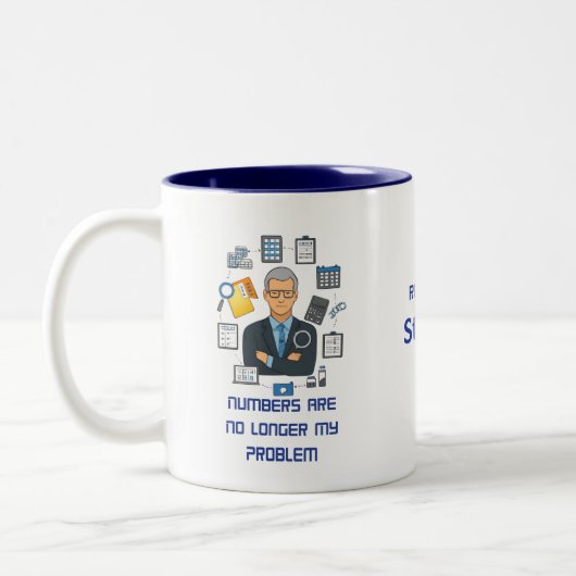 Retired Accountant Mok – Grappig Cadeau voor Gepen (Links)