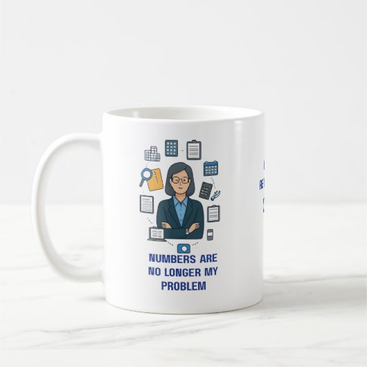Retired Accountant Mok – Grappig Cadeau voor Gepen (Links)