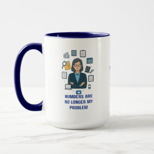 Retired Accountant Mok – Grappig Cadeau voor Gepen