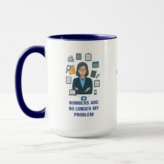 Retired Accountant Mok – Grappig Cadeau voor Gepen (Links)
