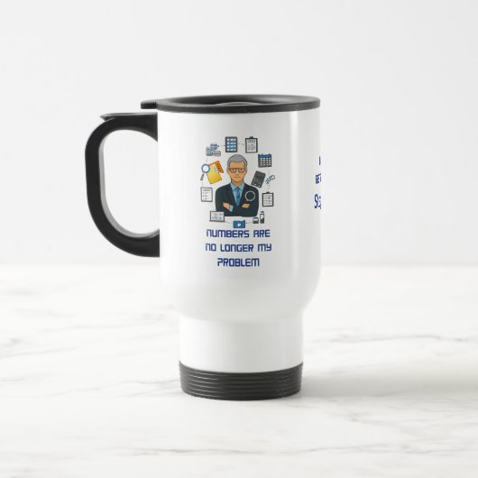 Retired Accountant Mok – Grappig Cadeau voor Gepen (Links)