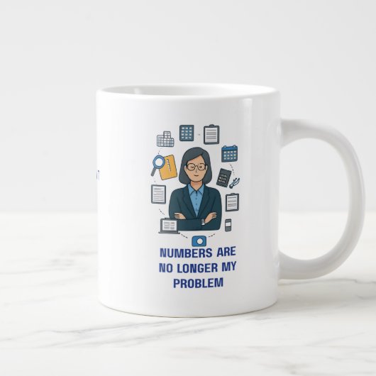 Retired Accountant Mok – Grappig Cadeau voor Gepen (Rechts)