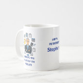 Retired Accountant Mok – Grappig Cadeau voor Gepen (Voorkant links)