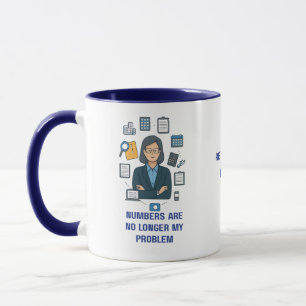 Retired Accountant Mok – Grappig Cadeau voor Gepen