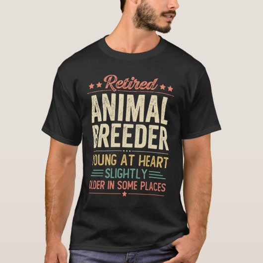 Retired Animal Breeder T-shirt (Voorkant)