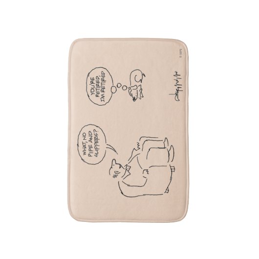 Retired Badmat (Voorkant Verticaal)