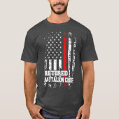 Retired Battalion Chief Firefighter Retirement T-shirt (Voorkant)