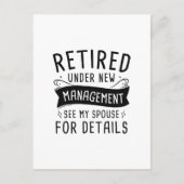 Retired Briefkaart (Voorkant)