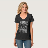 Retired But Always Awesome Endocrinologist   Retir T-shirt (Voorkant volledig)