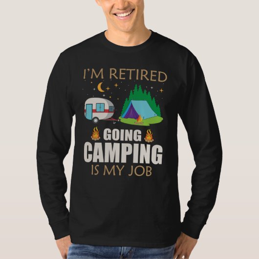Retired Campers T-shirt (Voorkant)