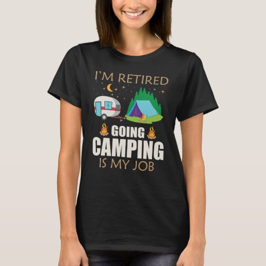 Retired Campers T-shirt (Voorkant)