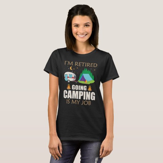Retired Campers T-shirt (Voorkant volledig)