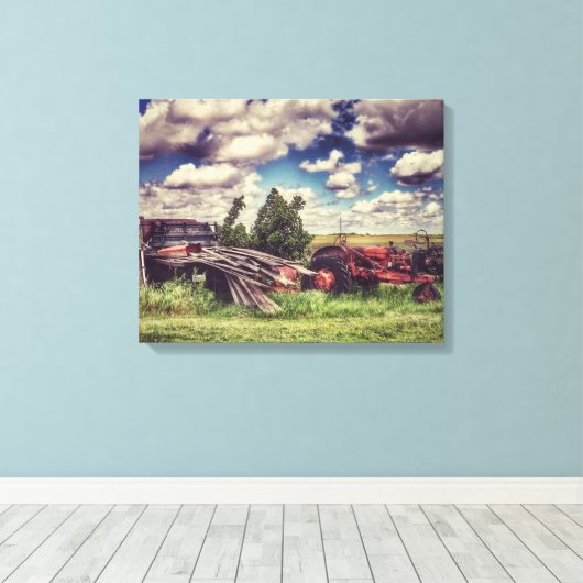 Retired Canvas Afdruk (Insitu (Houten vloer))