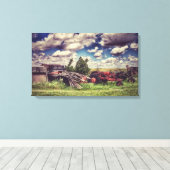 Retired Canvas Afdruk (Insitu (Houten vloer))