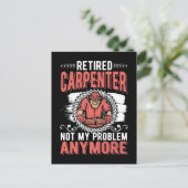 Retired Carpenter Dad Craftsman Husband Briefkaart (Staand voorkant)