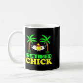Retired Chick Humor Funny Retirement Party Gift Ne Koffiemok (Links)
