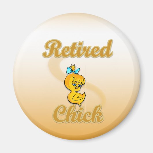 Retired Chick Magneet (Voorkant)