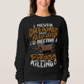 Retired Coalminer Grumpy Old Coal Miner Coal Minin Trui (Voorkant)