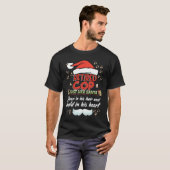 Retired Cop Christmas  for Cop Grandpa T-shirt (Voorkant volledig)
